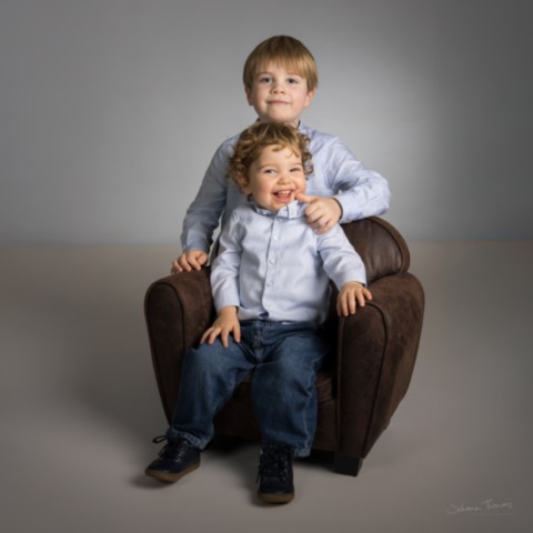 Photo d'enfants en studio