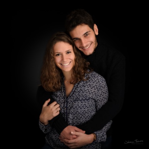 Photo de couple en studio